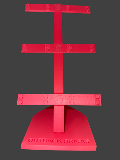 Outback Bricks Display stand for LEGO F1 Race Car Collectables - Pink Edition