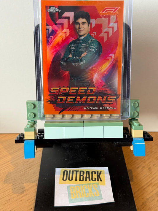 Lance Stroll 11/25 Orange Speed Demons #SD-LS - Topps F1 Chrome 2022