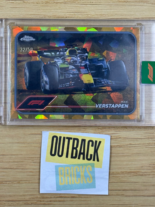 Max Verstappen 32/50 Gold  #73 - Topps F1 Chrome 2024