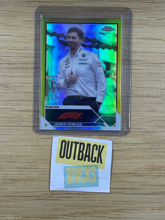 James Vowles 39/50 Gold #99 - Topps F1 Chrome 2023