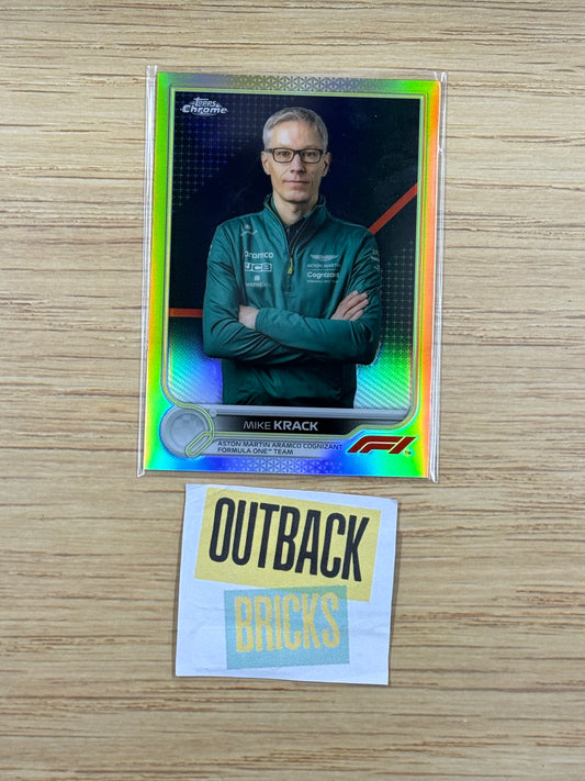 Mike Krack 44/50 Gold #101 - Topps F1 Chrome 2022