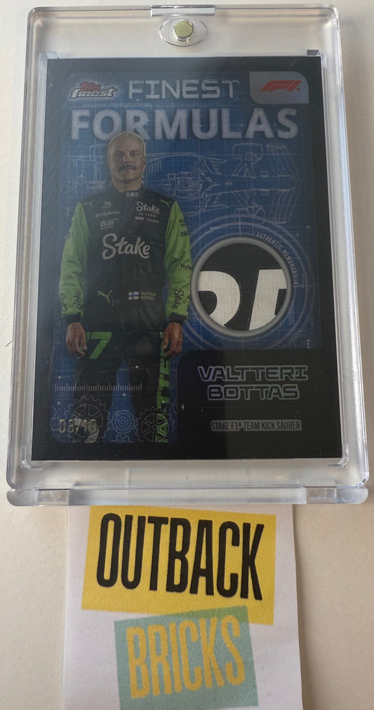 Valtteri Bottas 8/10 Relic #FF-BOT - Topps F1 Finest 2024