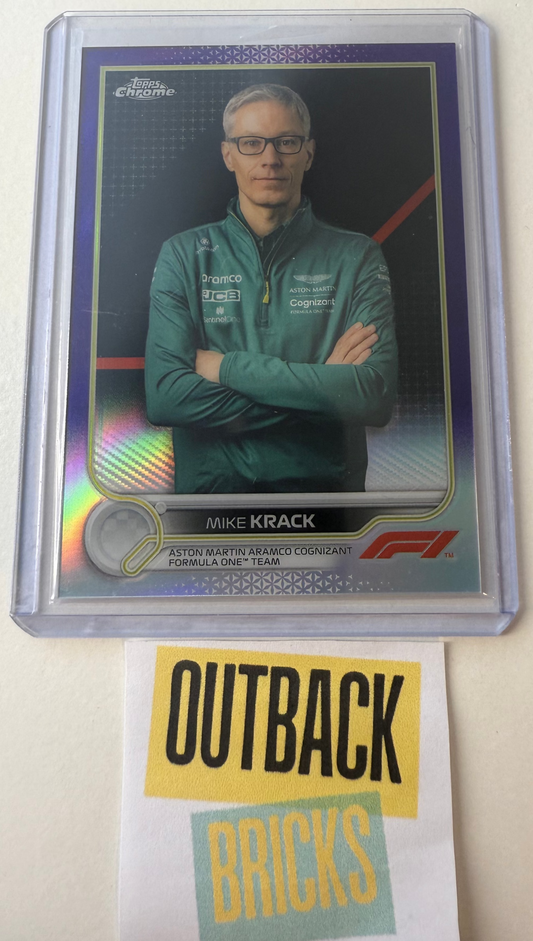 Mike Krack 140/399 Purple #101 - Topps F1 Chrome 2022