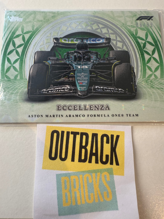 Aston Martin Aramco 66/99 Green Machina #MC - Topps F1 Eccellenza 2024