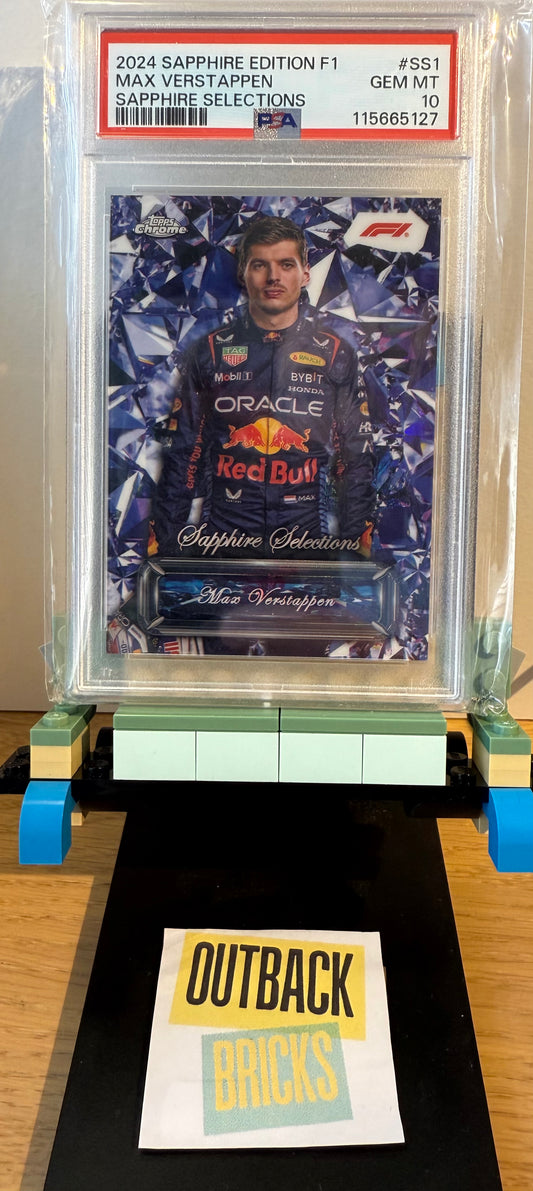 Max Verstappen Sapphire Edition - PSA 10 #SS-1 - Topps F1 Chrome 2024 - Graded Slab Cert 115665127