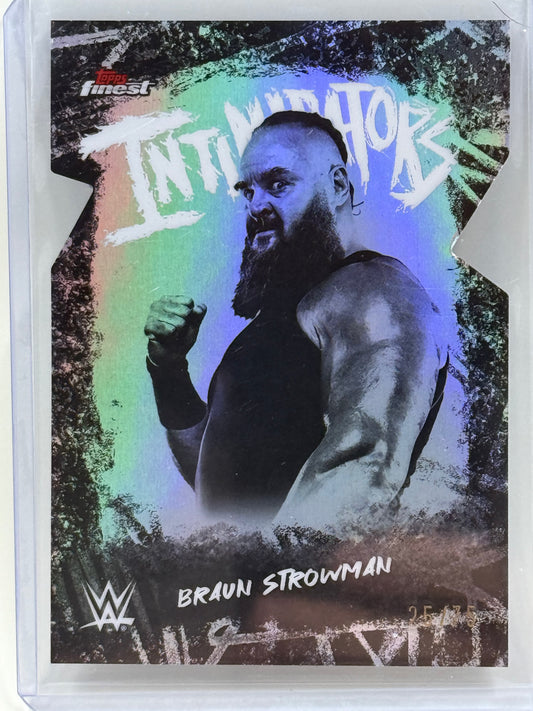 Braun Strowman - 25/75 Intimidators #INT-BN - Topps WWE Finest 2025