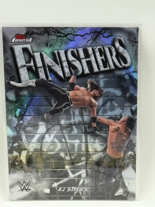 AJ Styles - Finishers #FNS-AJ - Topps WWE Finest 2025