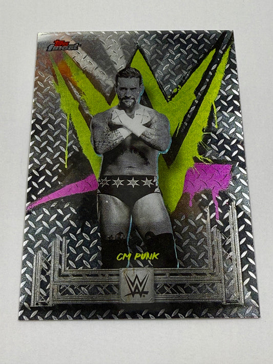 CM Punk - Common #47 - Topps WWE Finest 2025
