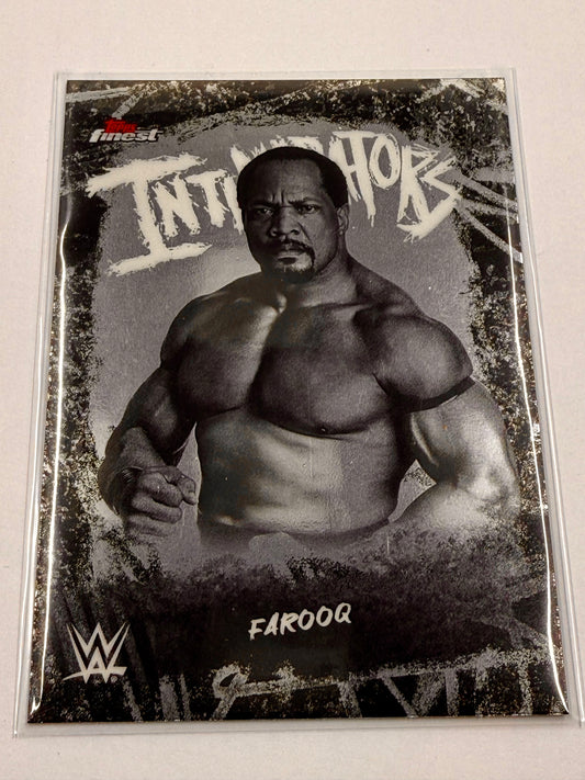 Farooq - Intimidators #INT-FQ - Topps WWE Finest 2025