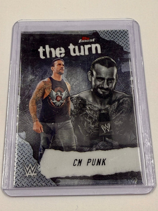 CM Punk - The Turn #TT-CM - Topps WWE Finest 2025