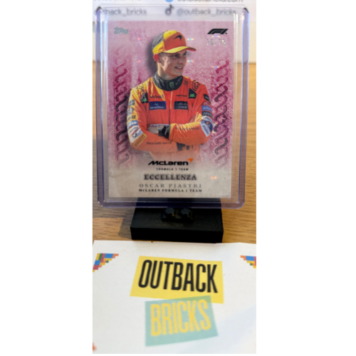 Oscar Piastri 70/75 Pink - Topps F1 Eccellenza 2024