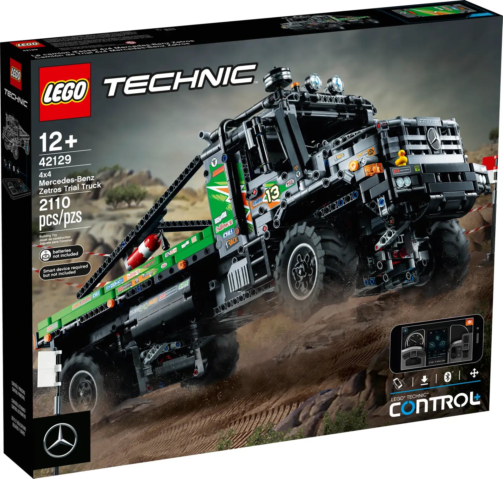 LEGO Technic 4x4 Mercedes-Benz Zetros Trial Truck 42129 image 0